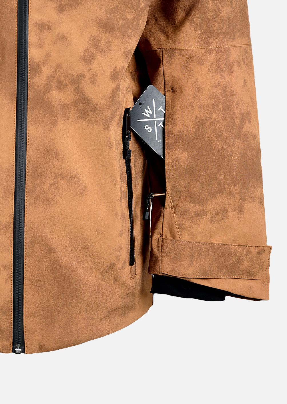 X-Wear X Kevin Rolland Ski Jacket - Brown Tie &amp; Dye