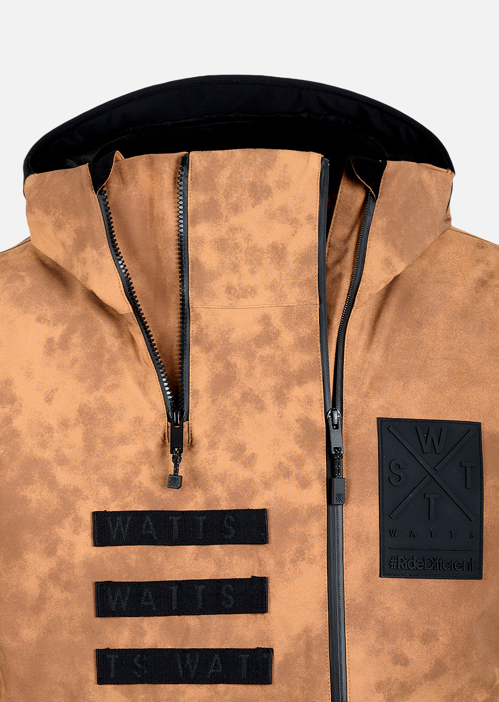 X-Wear X Kevin Rolland Ski Jacket - Brown Tie &amp; Dye