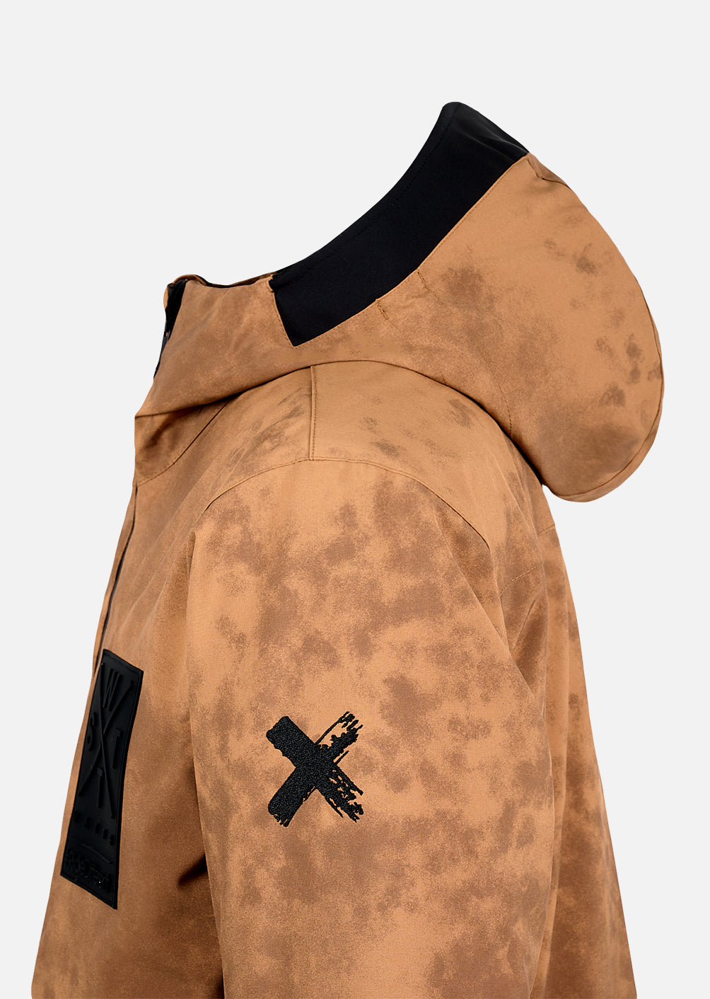 X-Wear X Kevin Rolland Ski Jacket - Brown Tie &amp; Dye