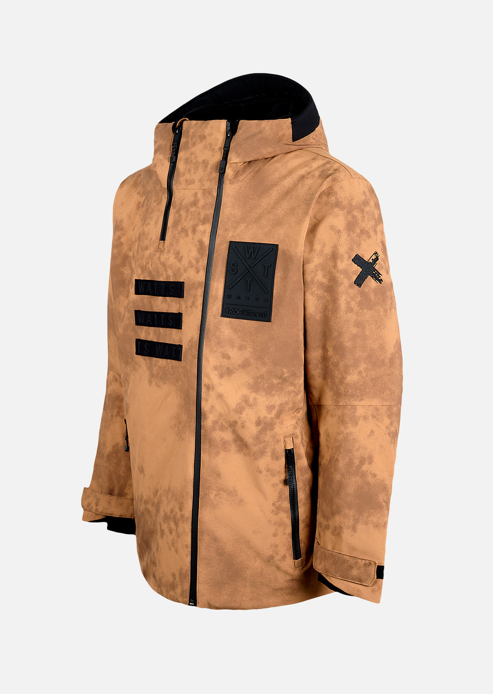 X-Wear X Kevin Rolland Ski Jacket - Brown Tie &amp; Dye