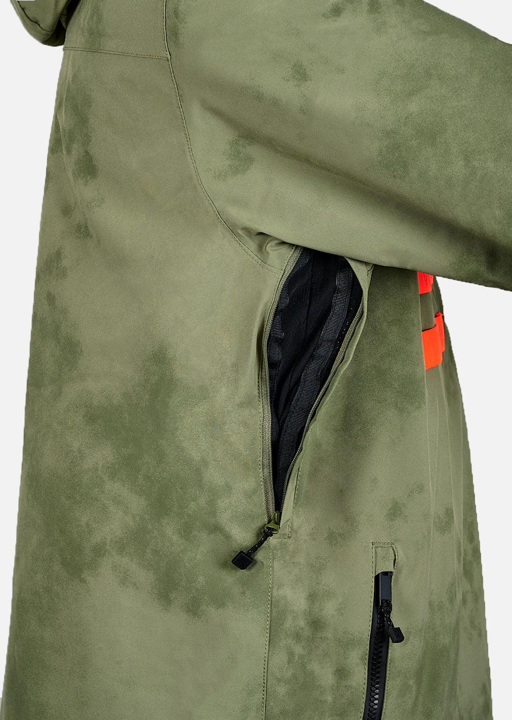 X-Wear Ski Jacket - Olive Tie and Dye