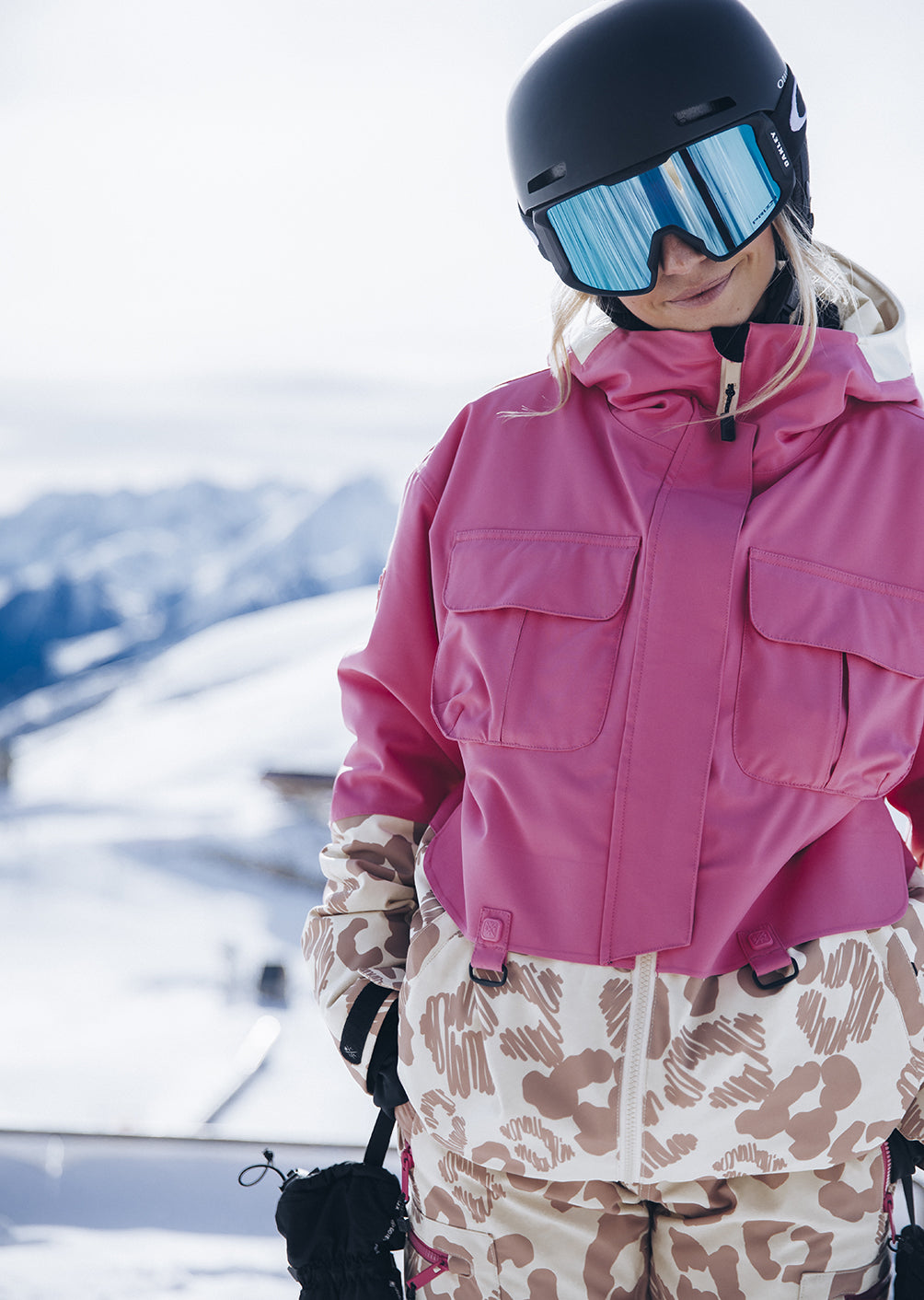 Veste de ski X-Wire - New Leopard Brown