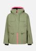 X-Wire Ski Jacket - Olive / Fluo Pink