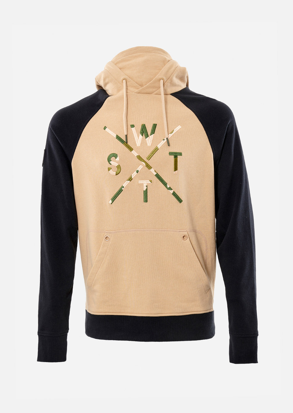 Sweat à capuche X-Spray Beige Noir WATTS – Watts-team