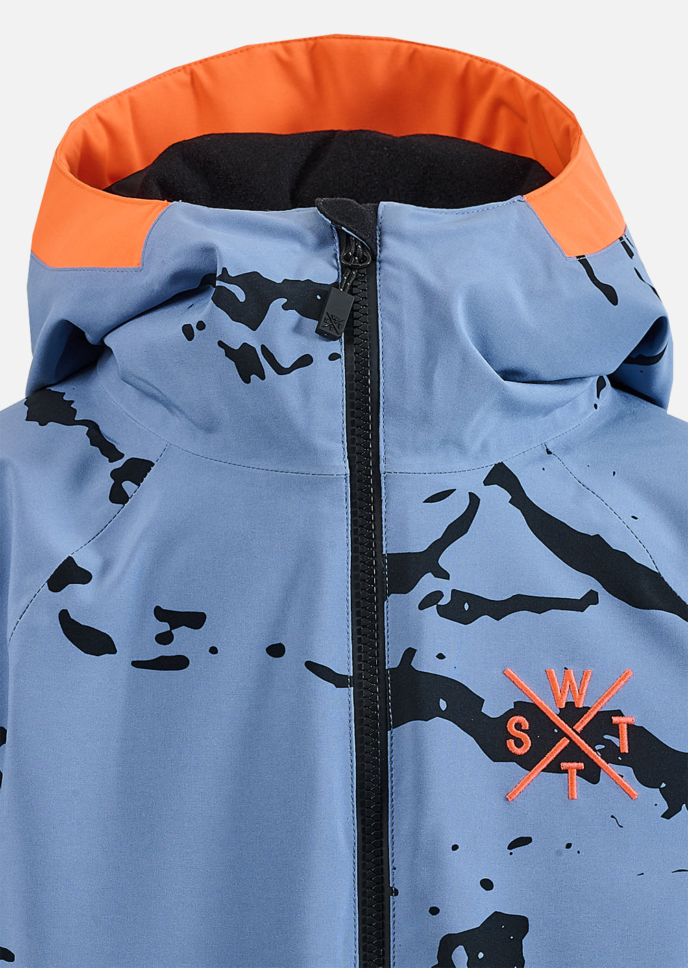 Skijacke Arrow Junior - Tarnmuster Blau Grau