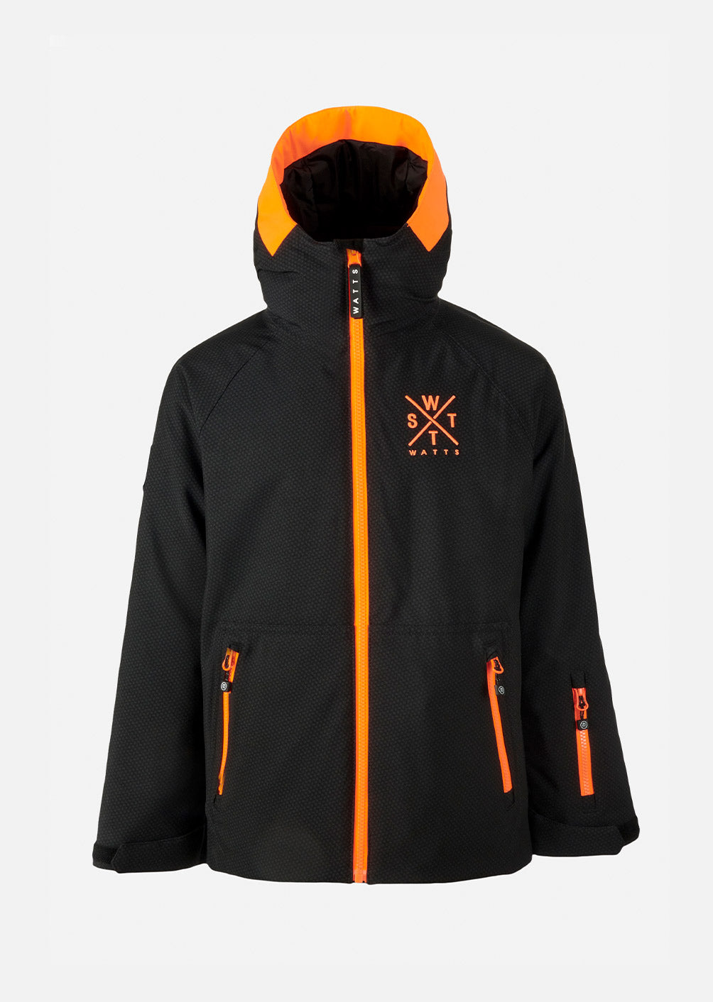WATTS VESTE DE SKI JUNIOR ARROW NOIR/ORANGE WATTS VESTE DE SKI JUNIOR ARROW NOIR/ORANGE