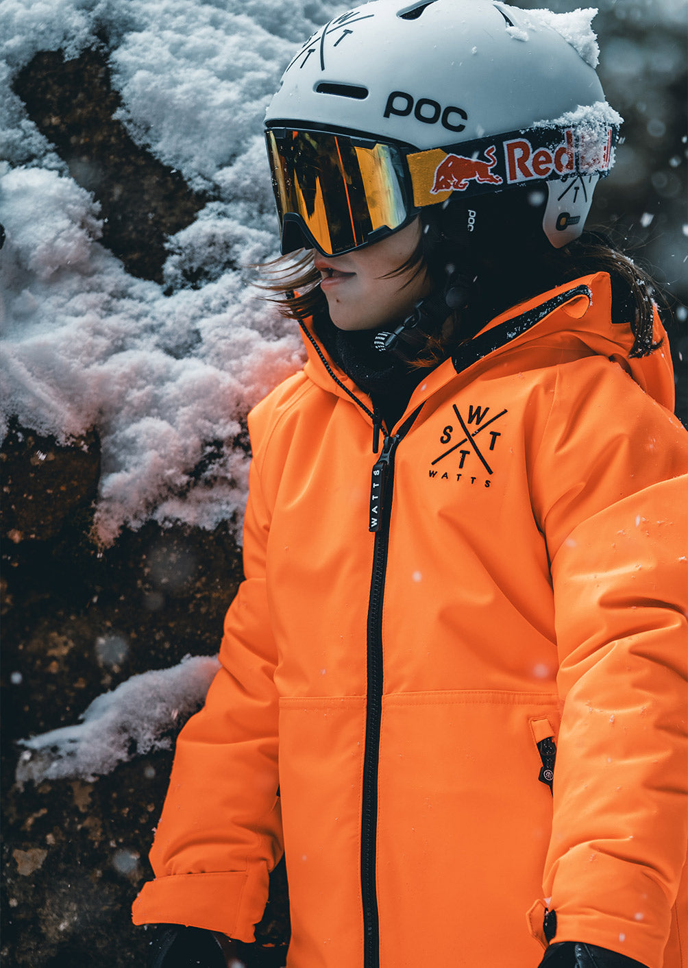 Veste de ski Arrow Junior - Orange Fluo