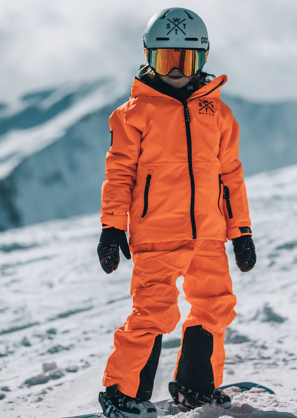 Veste de ski Arrow Junior - Orange Fluo