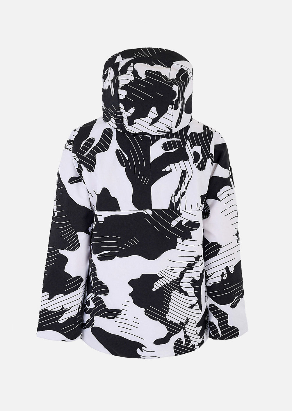 Arrow Junior Ski Jacket - White and Black Camouflage