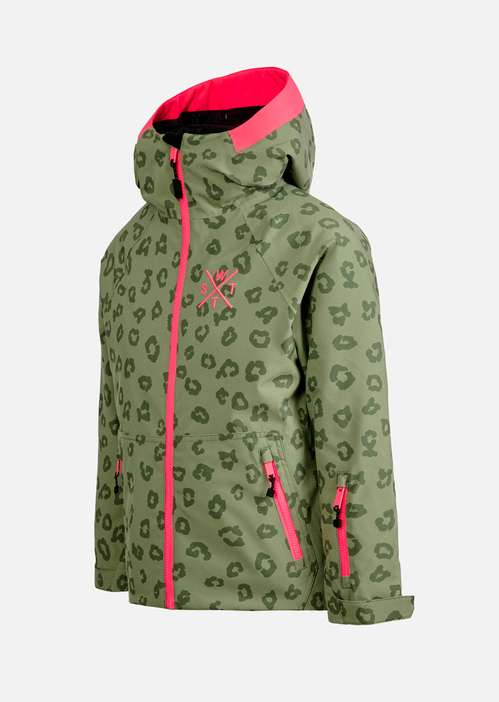 Veste de ski Arrow Junior - Léopard Olive