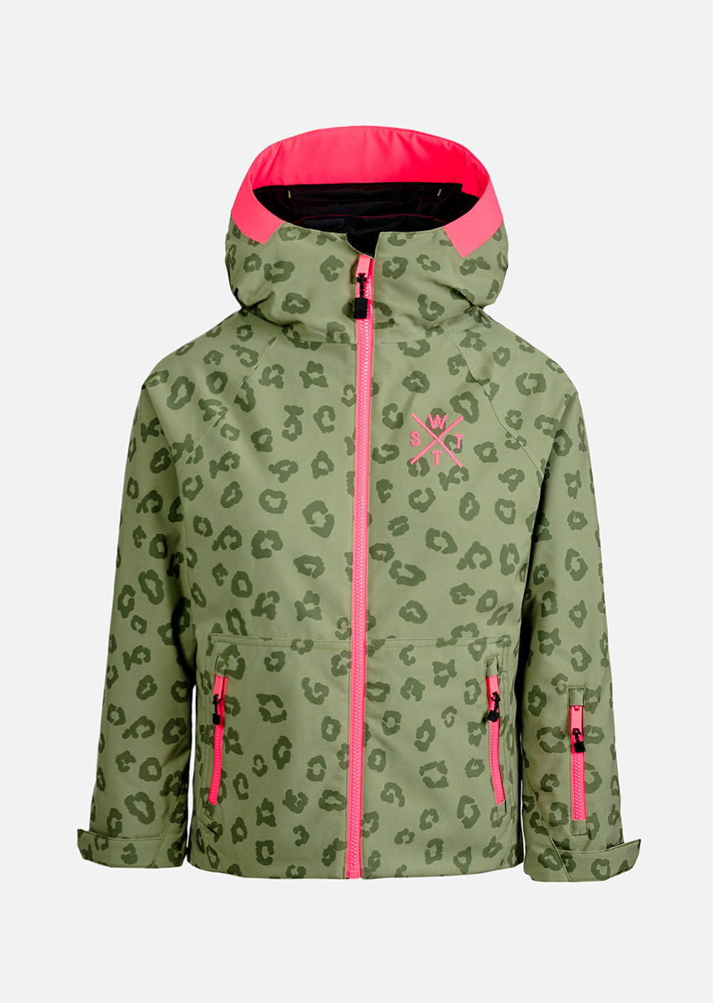 Veste de ski Arrow Junior - Léopard Olive