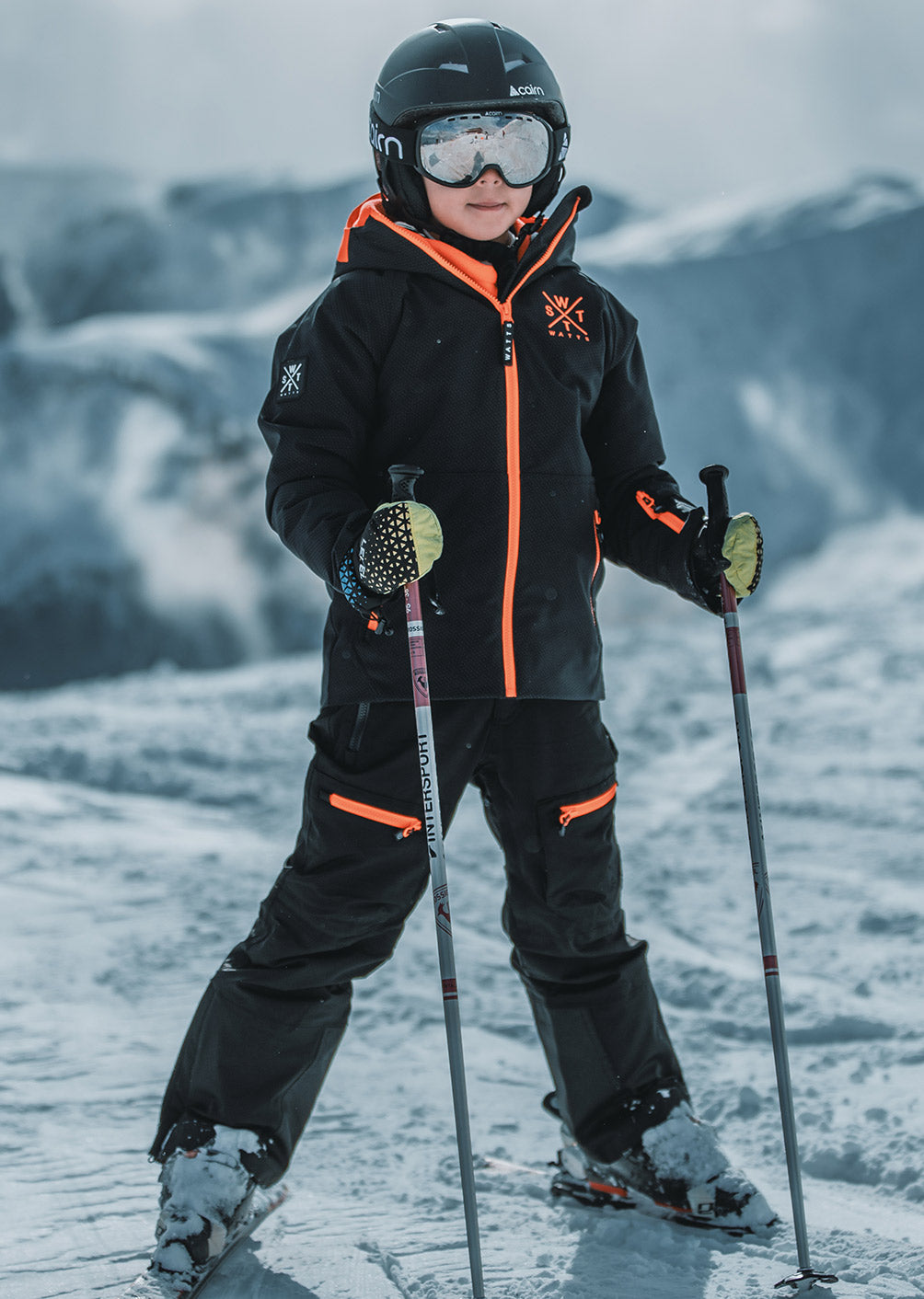 Jib Junior ski pants - Black