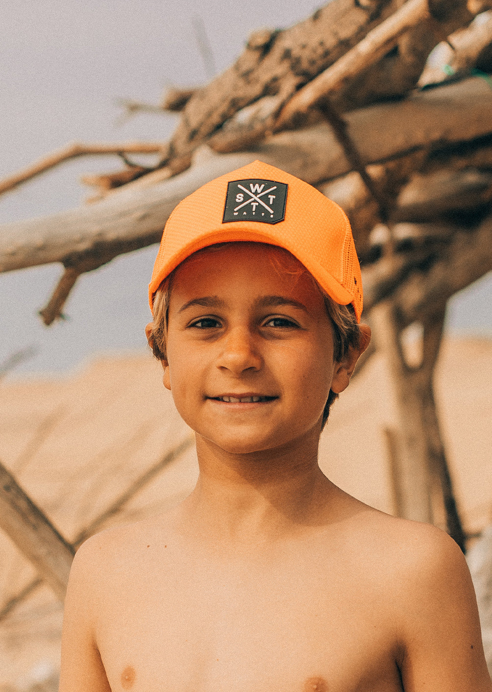 Casquette Seattle junior - Orange Fluo