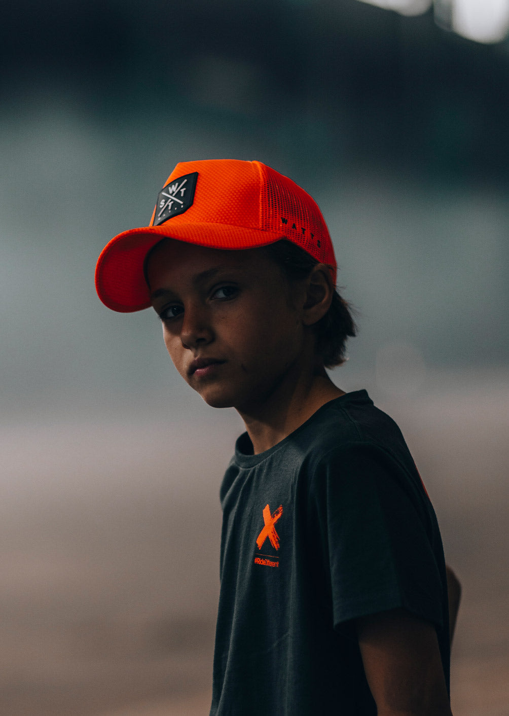 Casquette Seattle junior - Orange Fluo