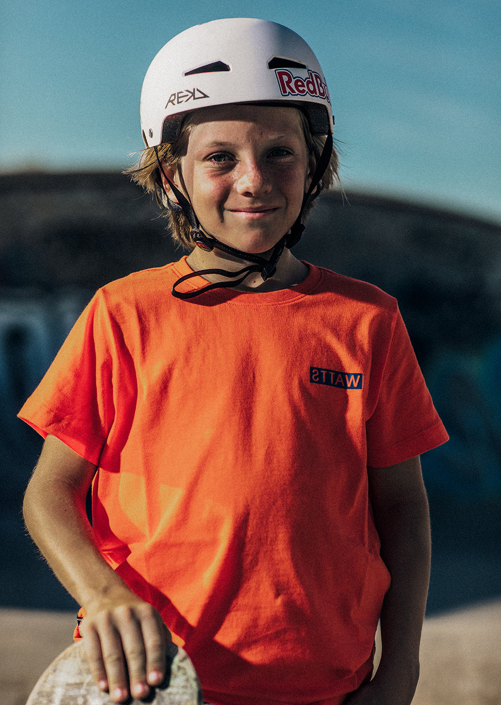 T-shirt Wattsadn Junior - Orange corail