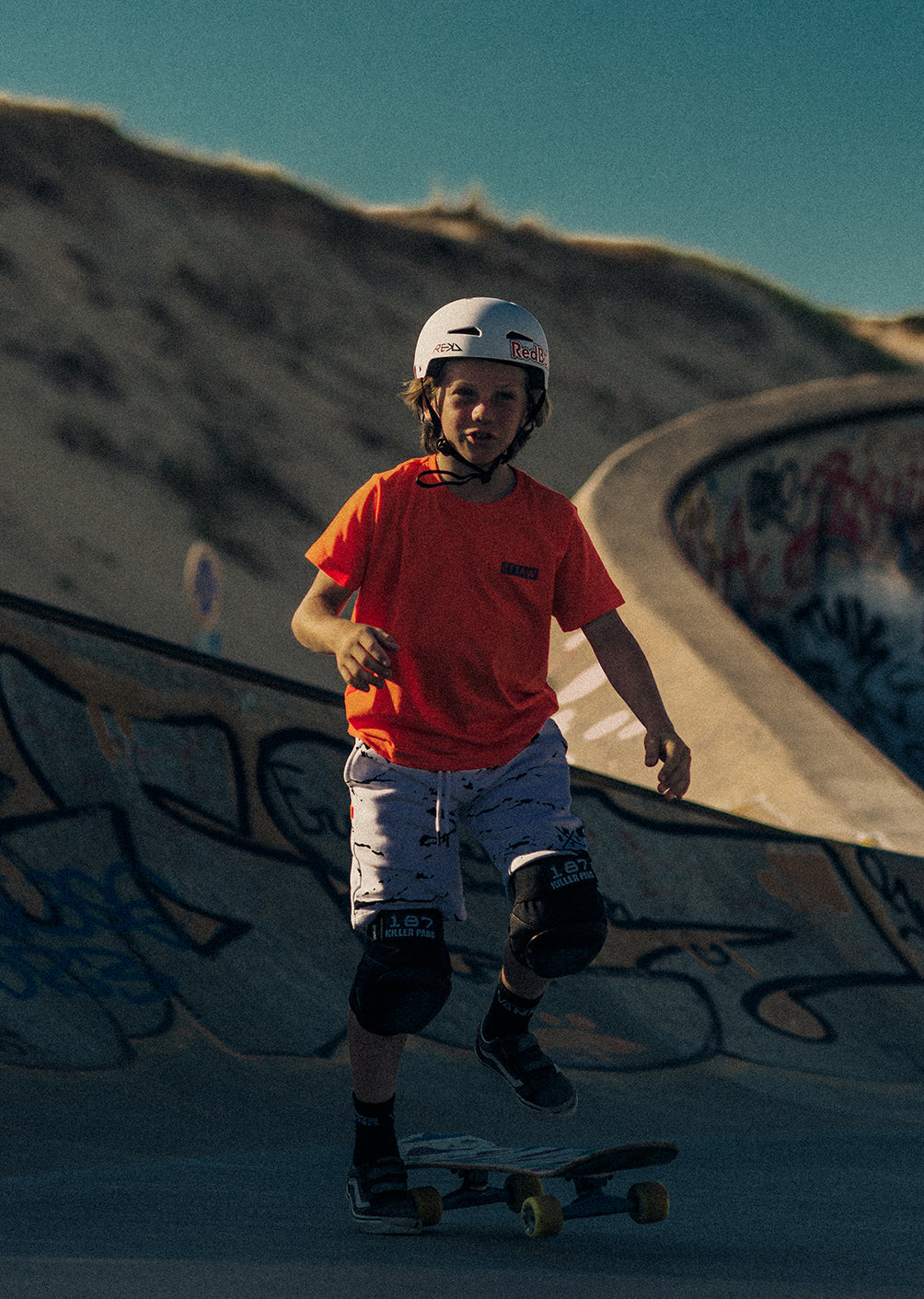 T-shirt Wattsadn Junior - Orange corail
