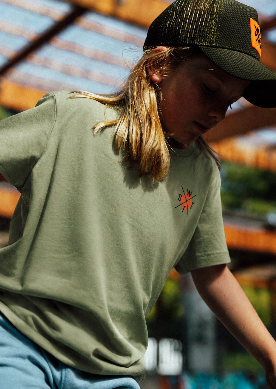 T-shirt XSalty Junior - Olive