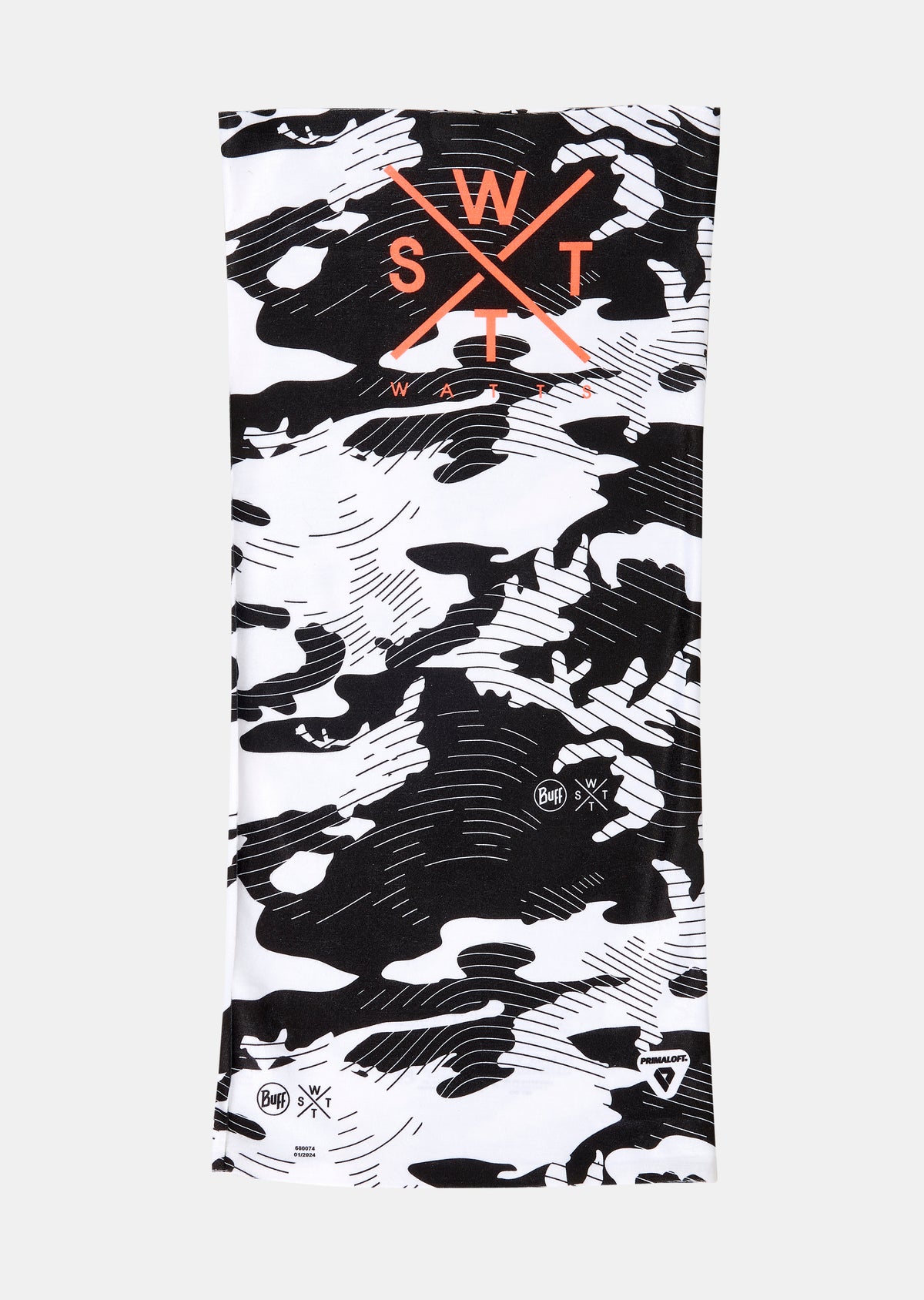 Fox Neck Warmer - White Camouflage