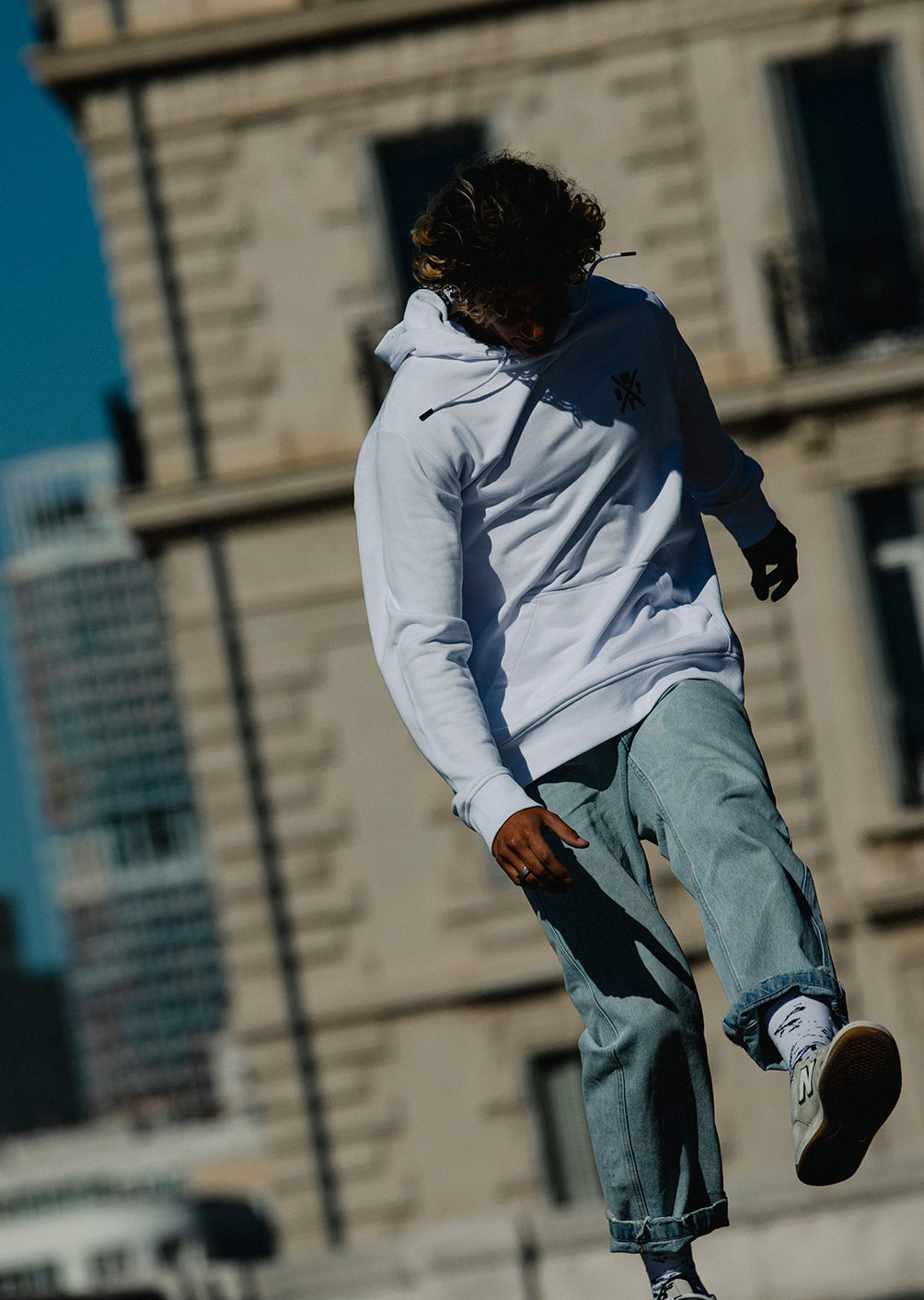Kapuzenpullover Crush – Weiß