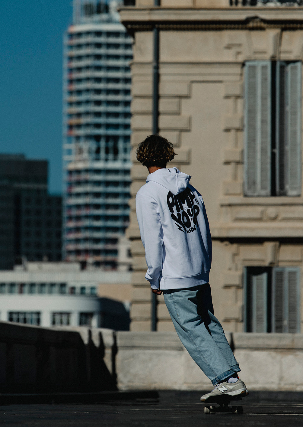 Kapuzenpullover Crush – Weiß