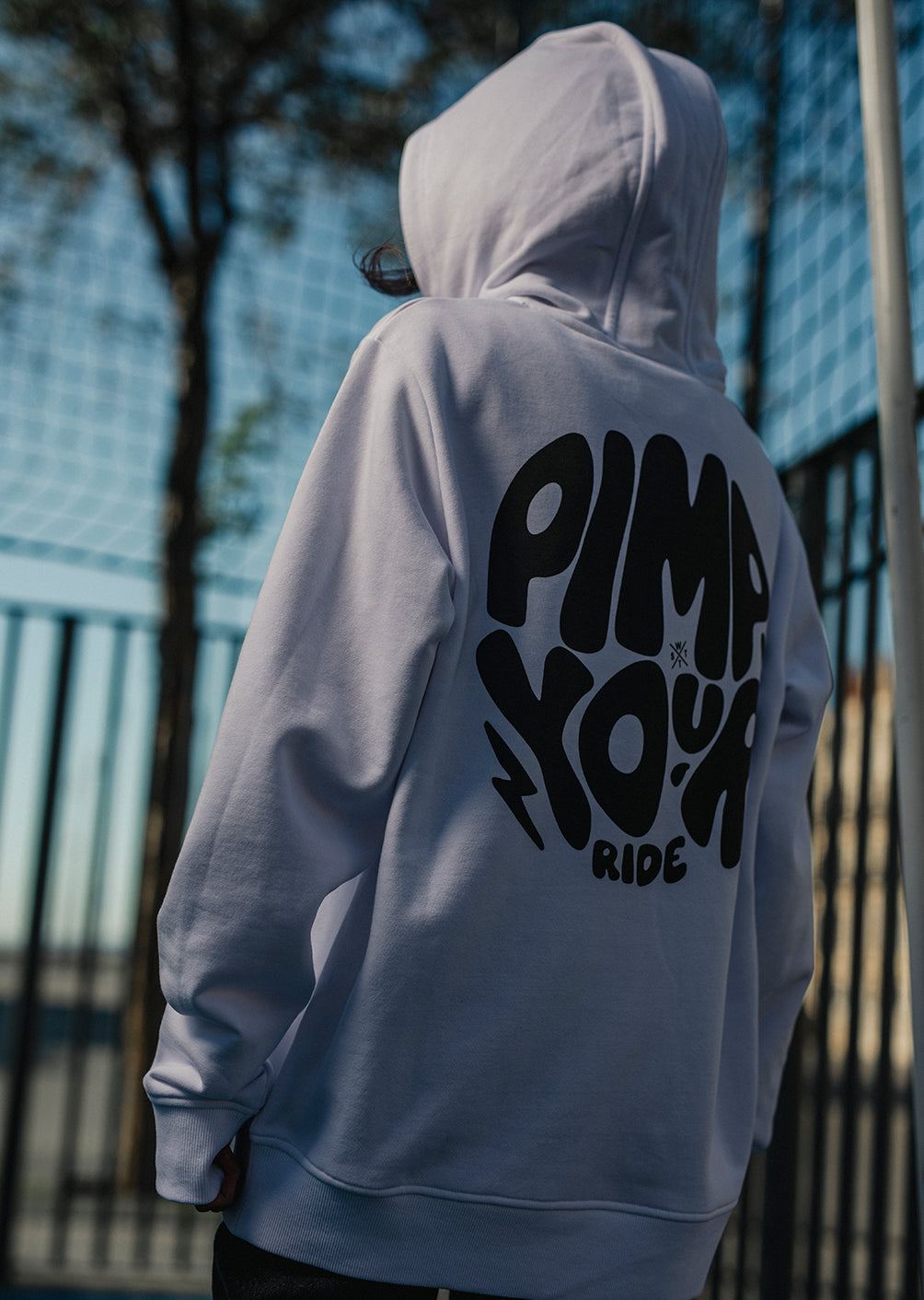 Kapuzenpullover Crush – Weiß