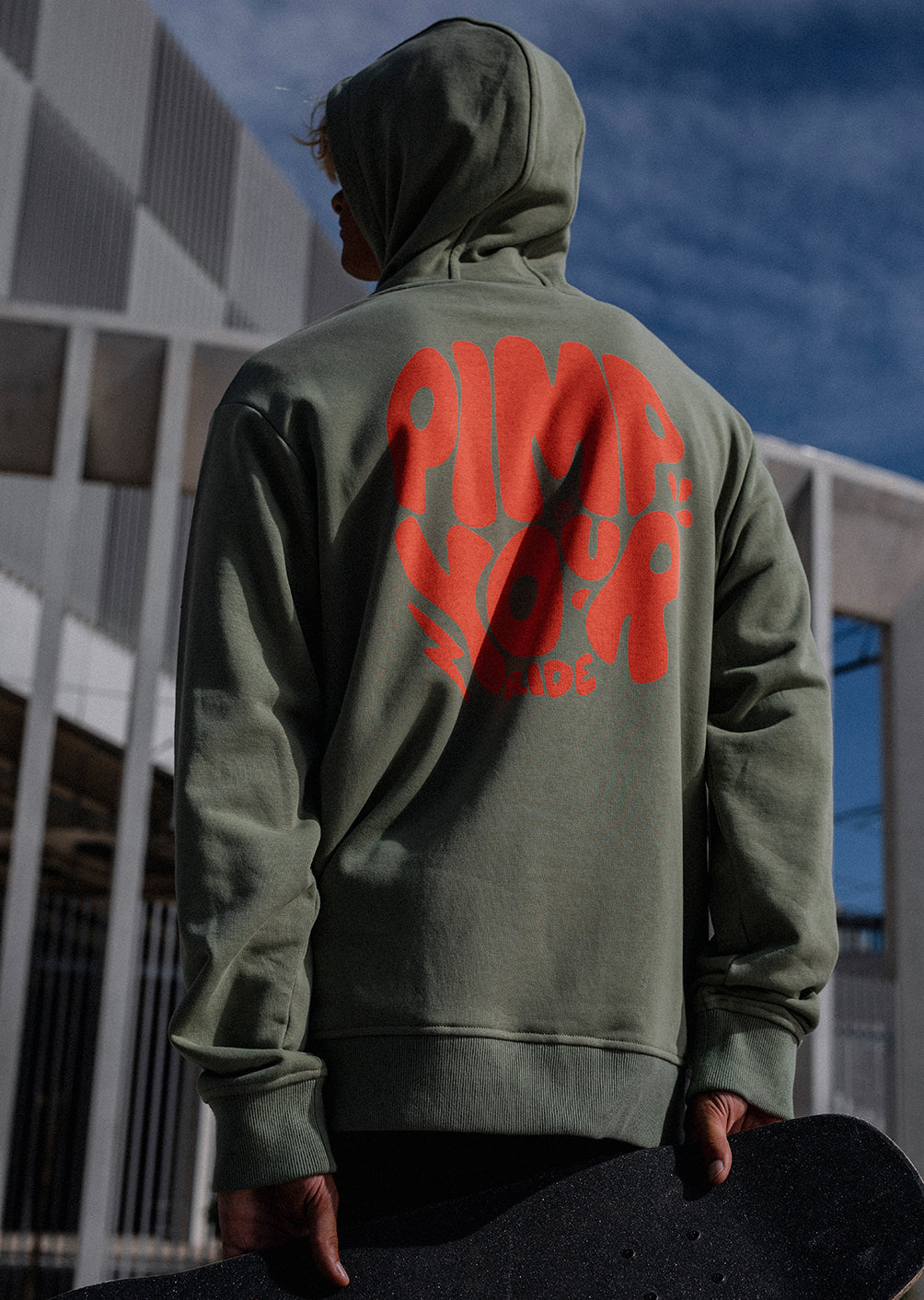 Sweat à Capuche Crush - Olive