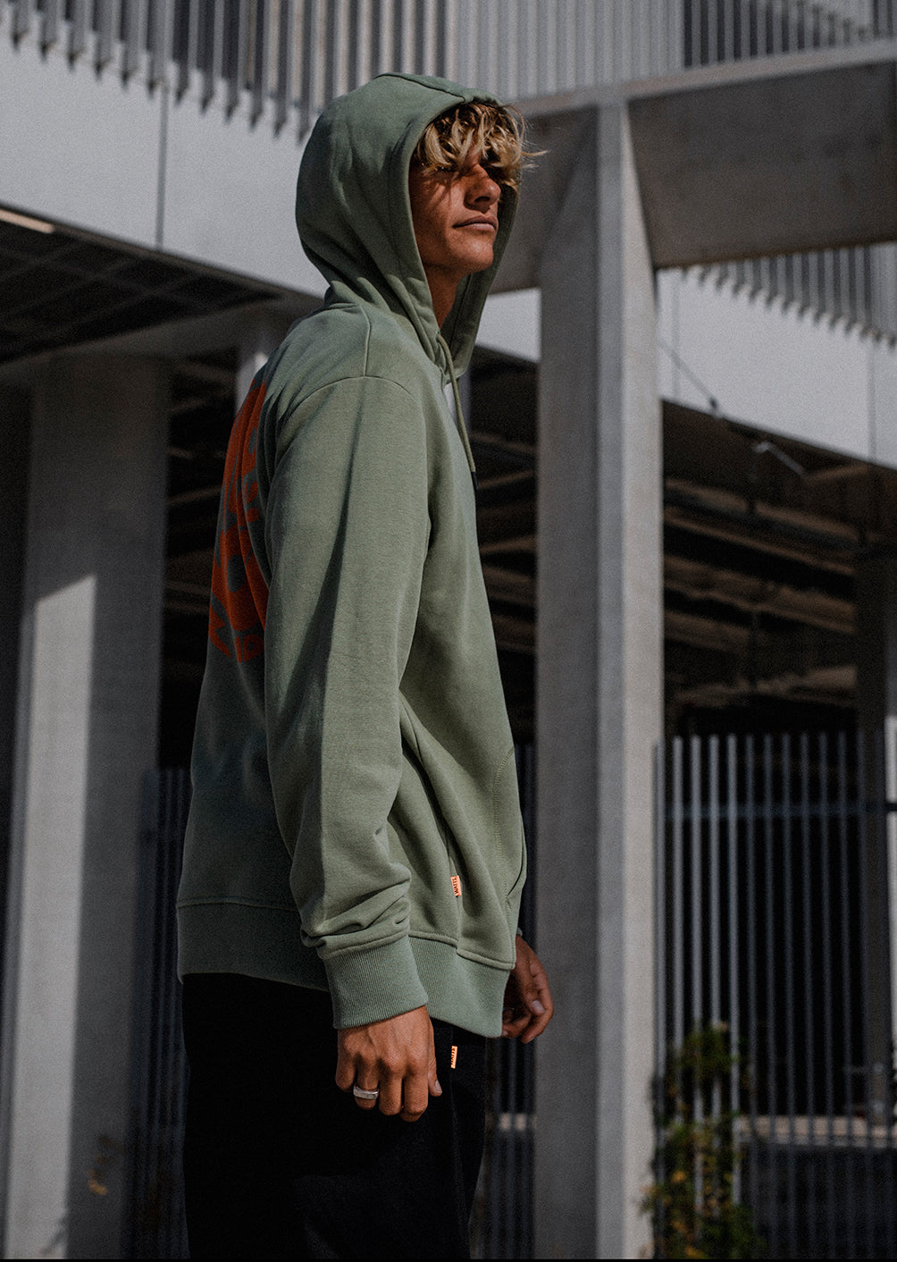 Sweat à Capuche Crush - Olive