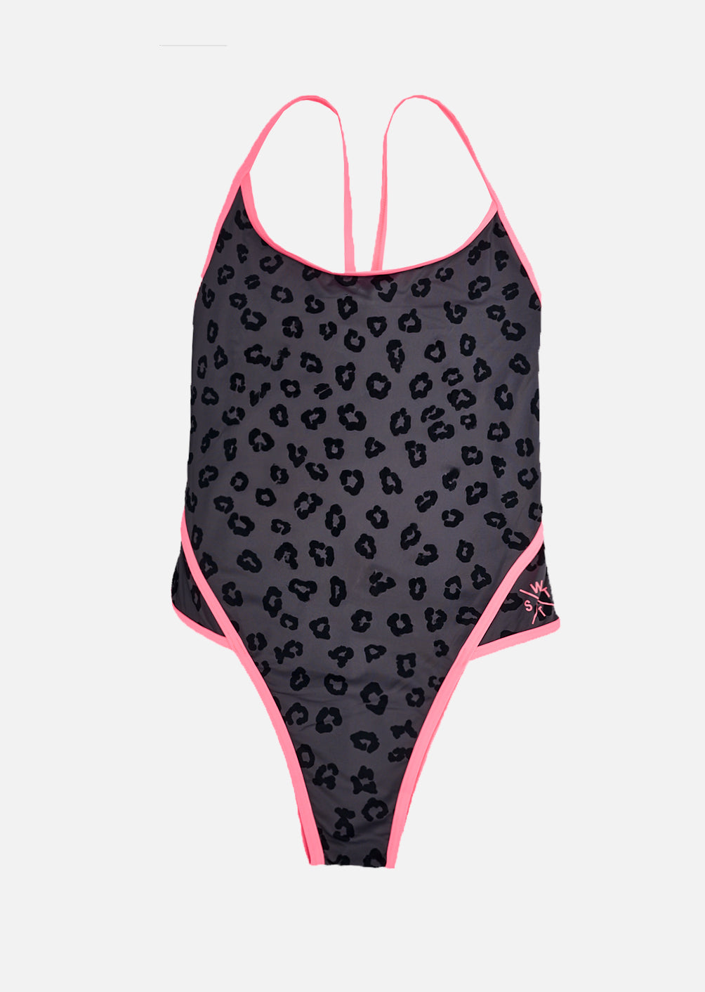 Badeanzug Ozzie – Leopard Dark Iron