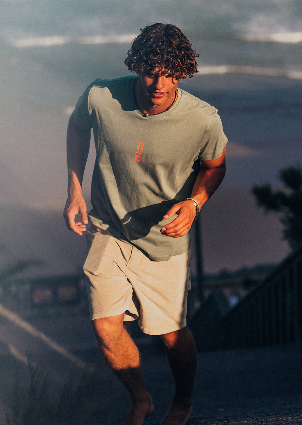 Moon T-shirt - Olive