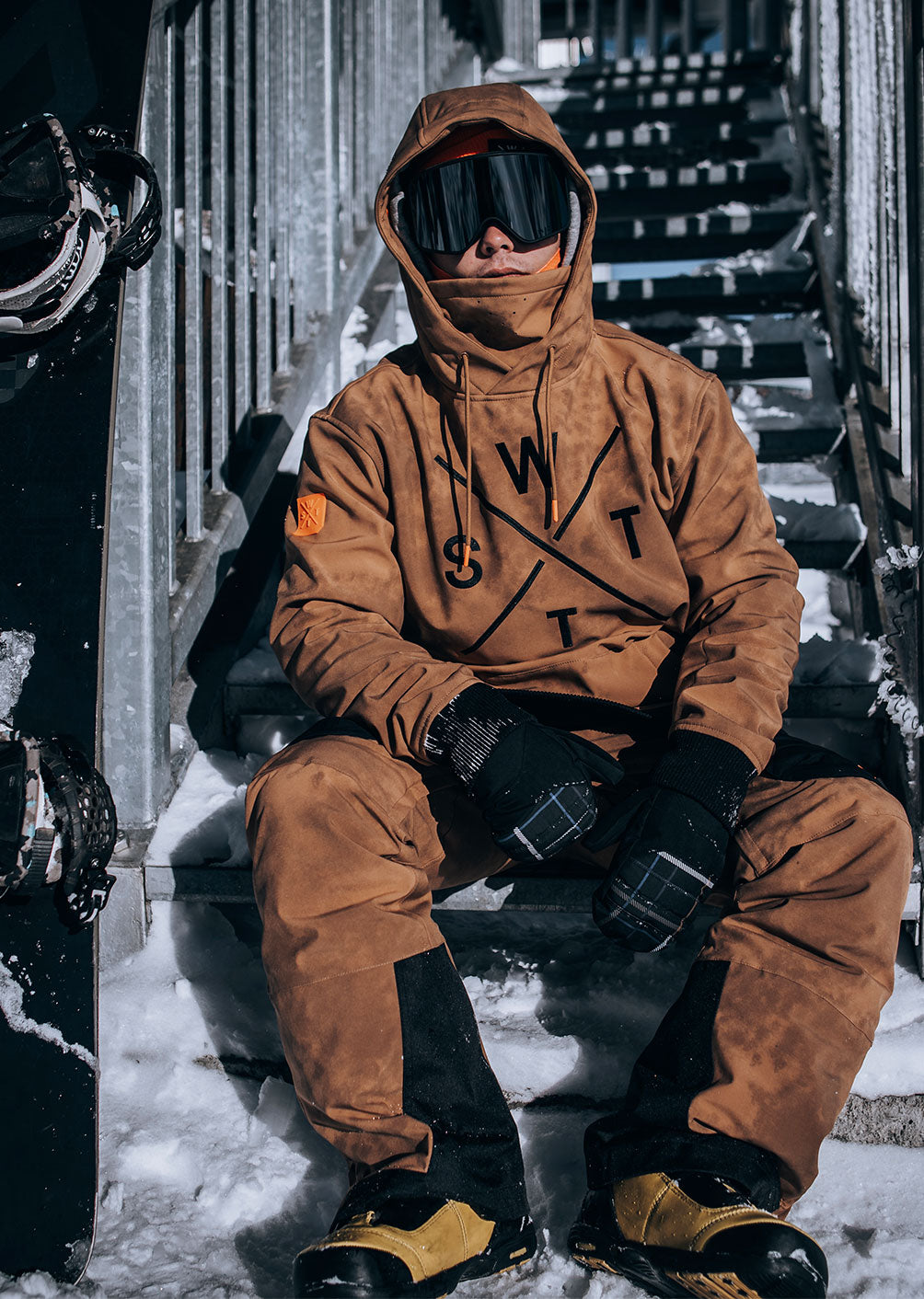Veste Softshell Orbital - Marron Tie and Dye