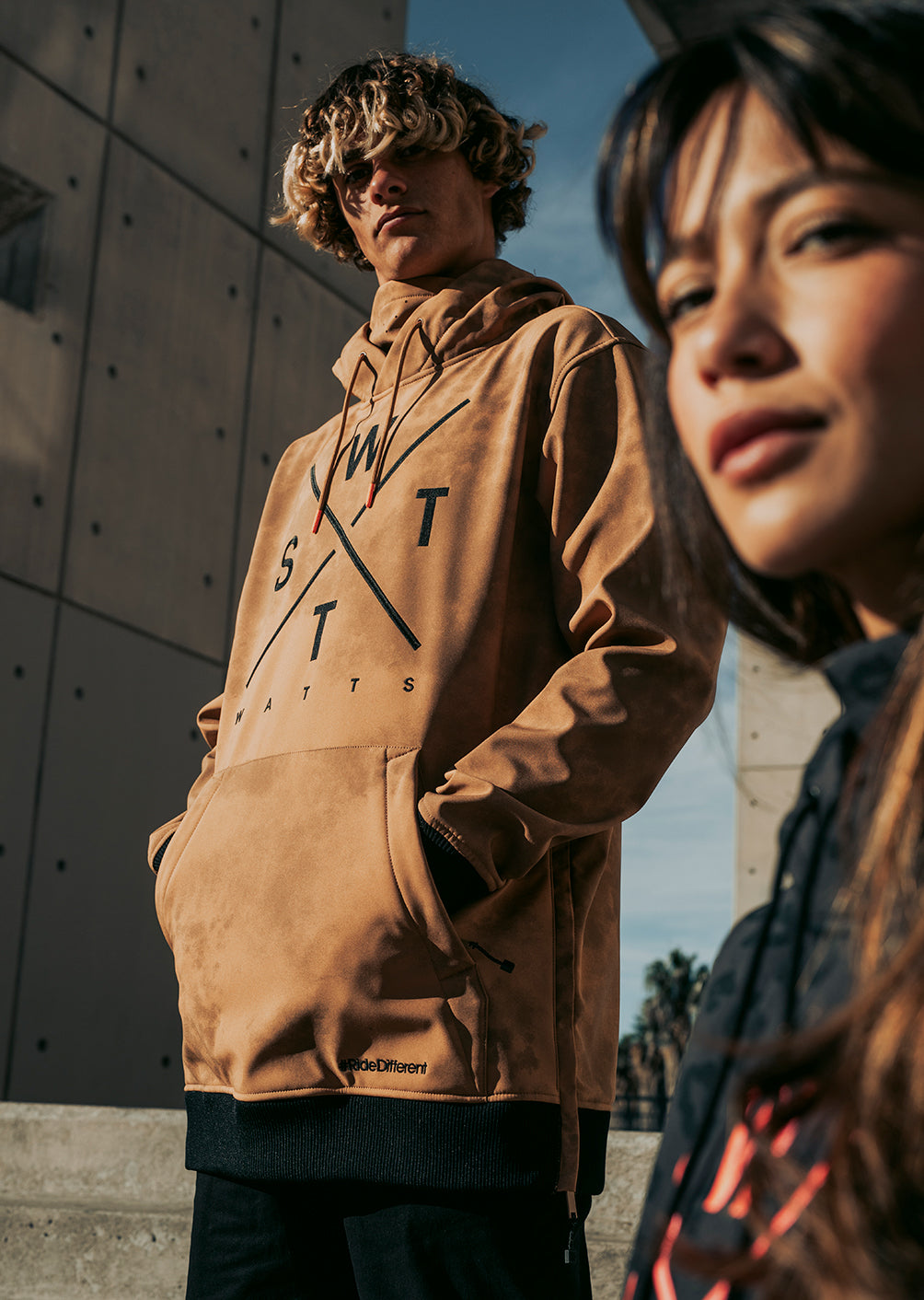 Veste Softshell Orbital - Marron Tie and Dye