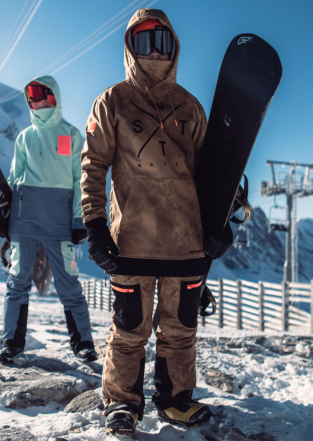 Veste Softshell Orbital - Marron Tie and Dye