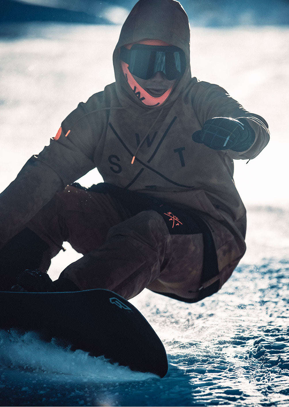 Veste Softshell Orbital - Marron Tie and Dye