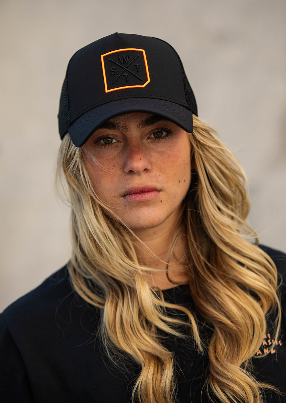 Casquette R-Miami - Noir / Orange Fluo