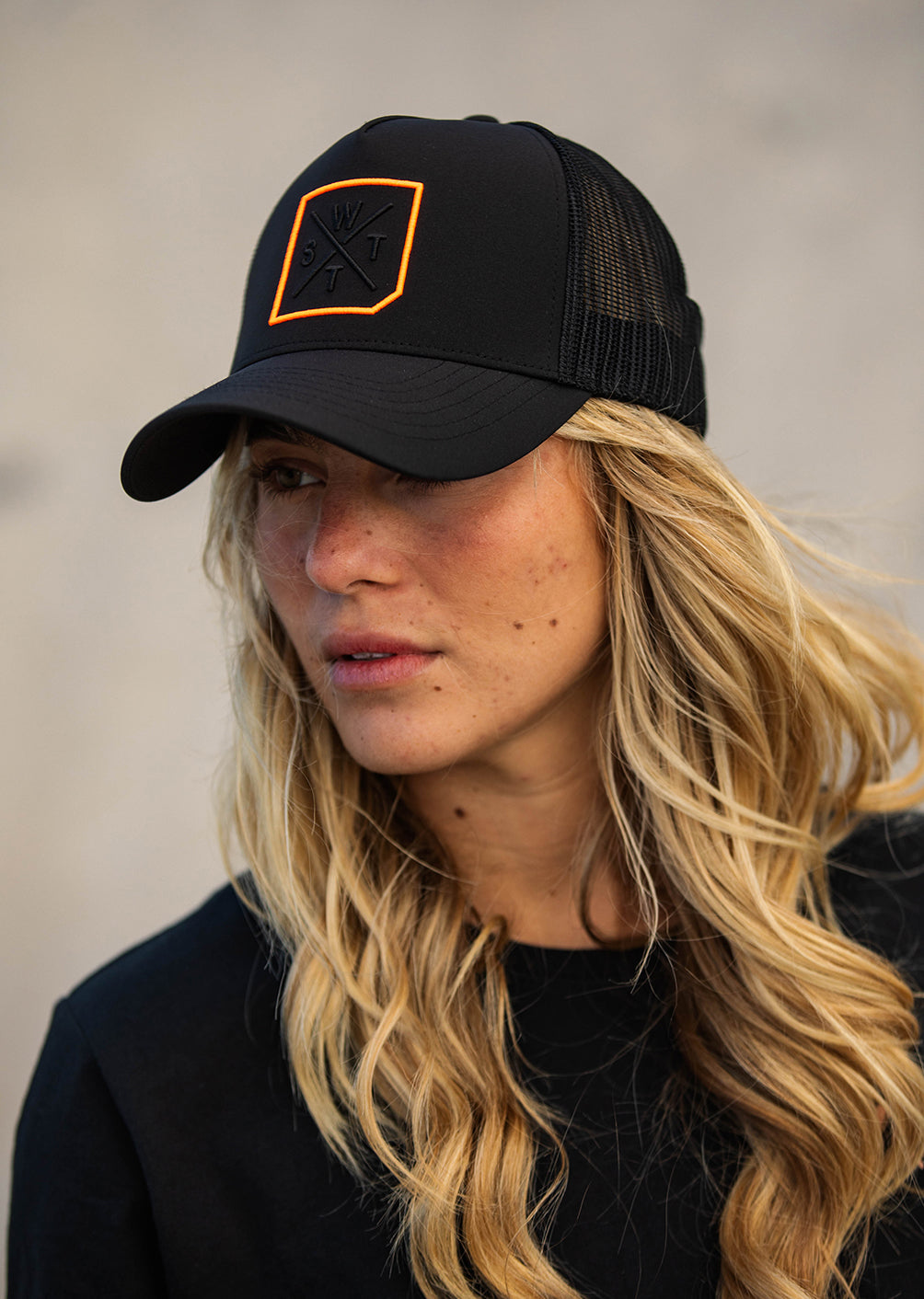 Casquette R-Miami - Noir / Orange Fluo