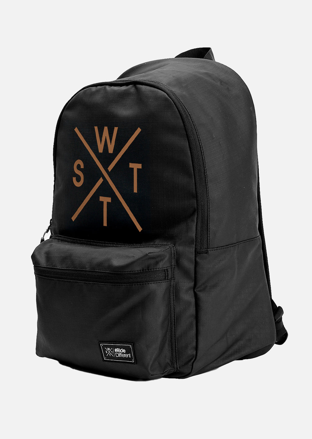 Großer Rucksack R-Pack – Schwarz und Braun