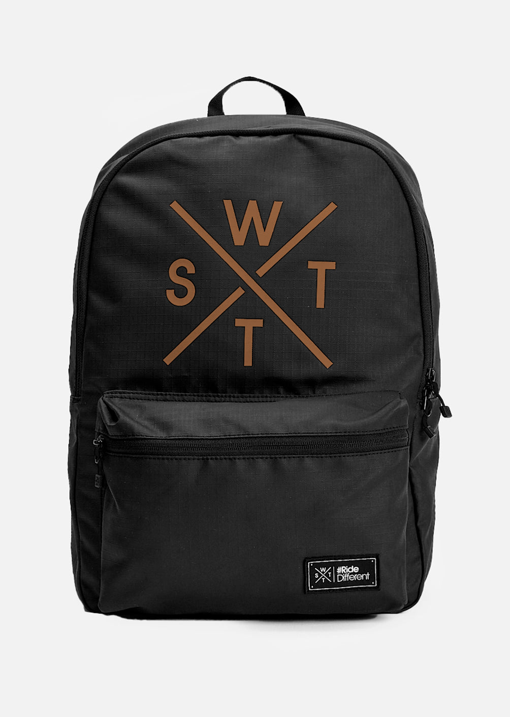 Großer Rucksack R-Pack – Schwarz und Braun