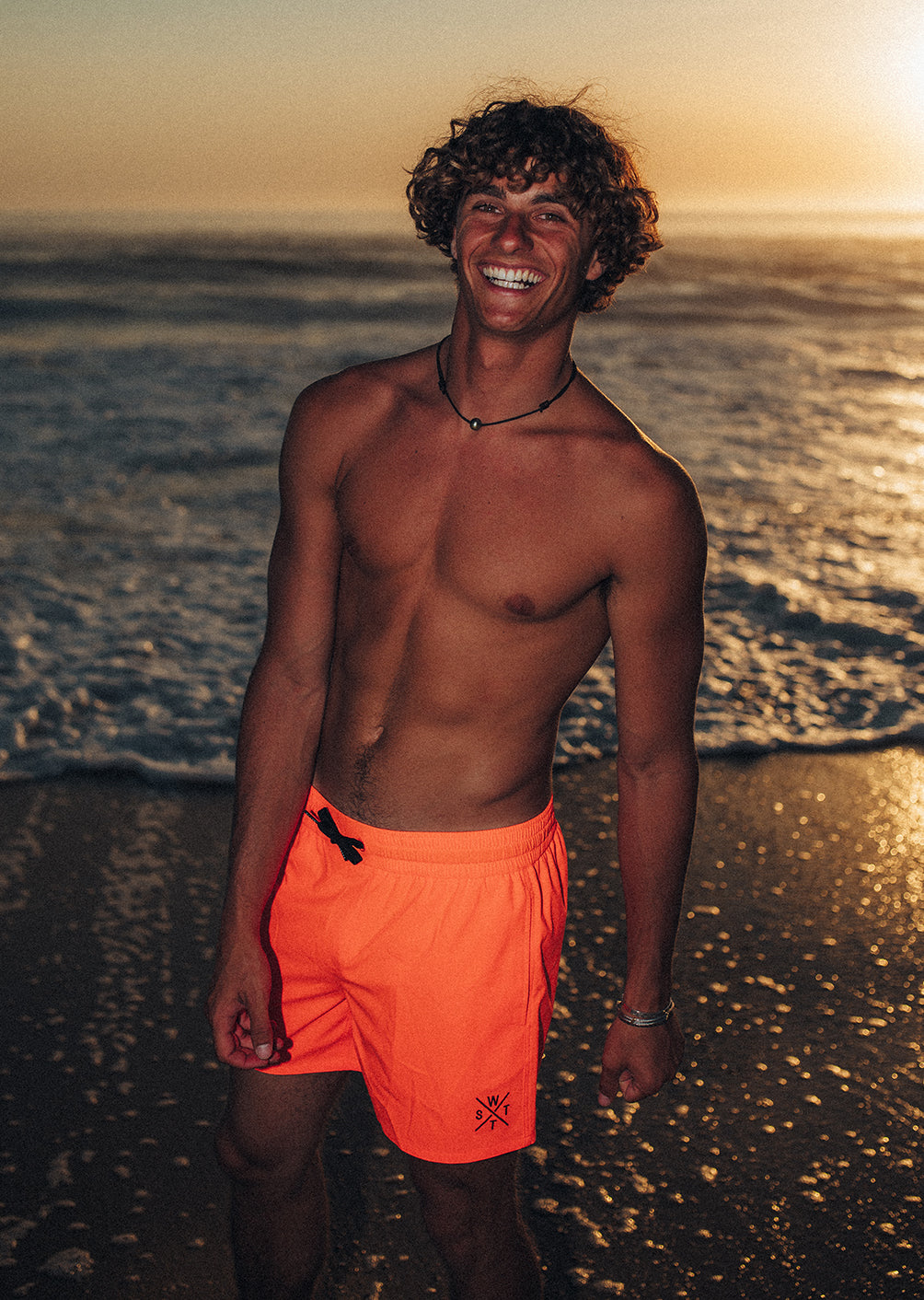 R-Xcoolz Swim Trunks - Fluorescent Orange