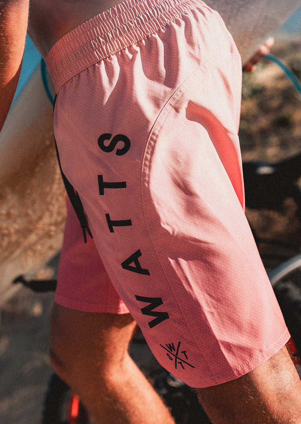 R-Xfire Swim Shorts - Carbon Deep Dye Pink