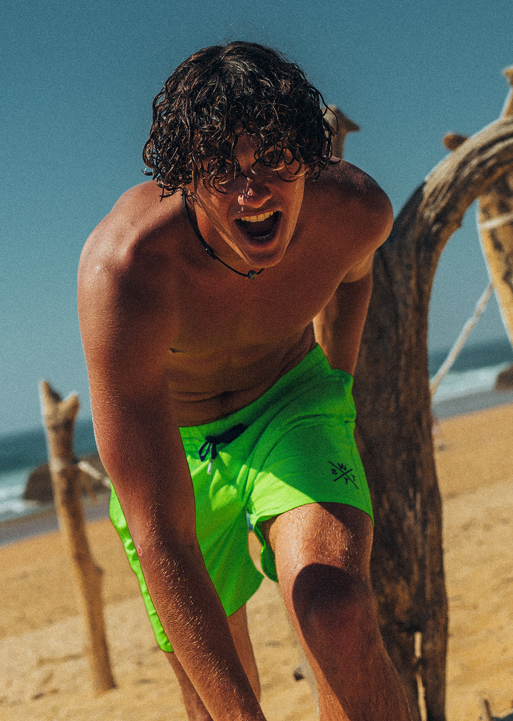 R-Xlineup swim shorts - Acid Yellow