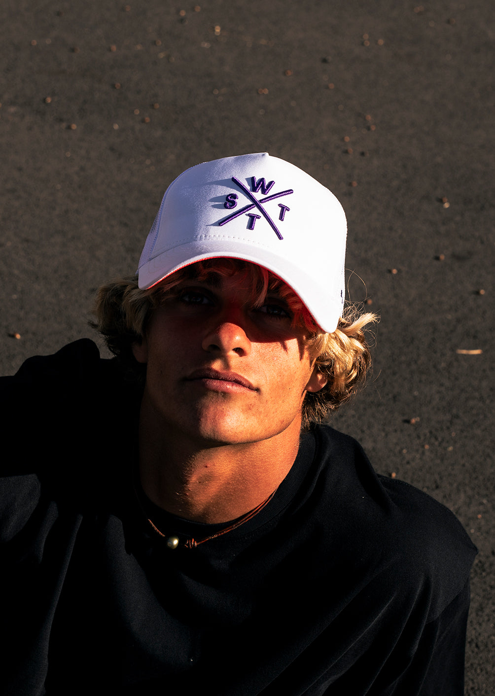 Casquette Tribe - Blanc et Violet