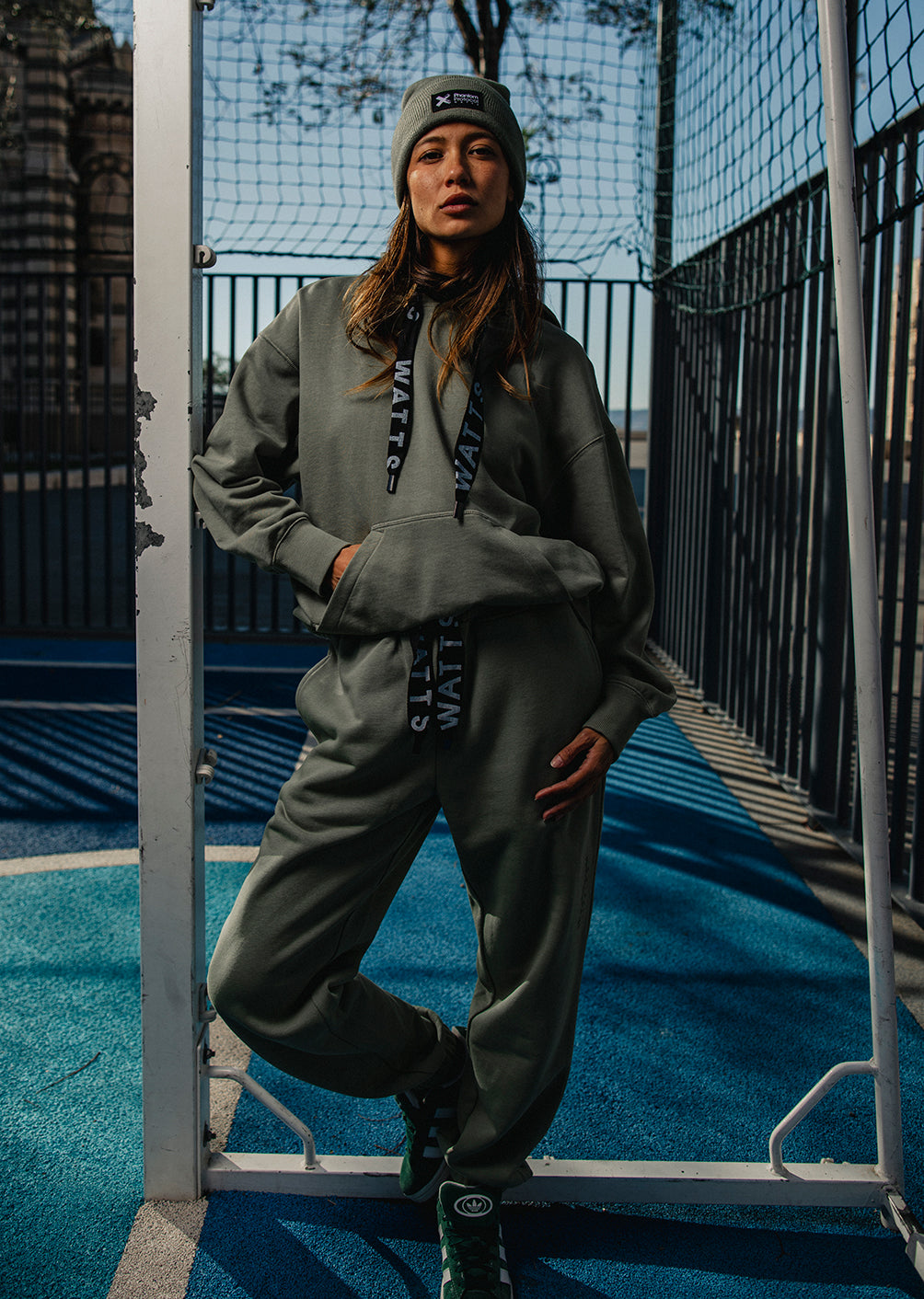 Sweat à capuche Tyers - Olive