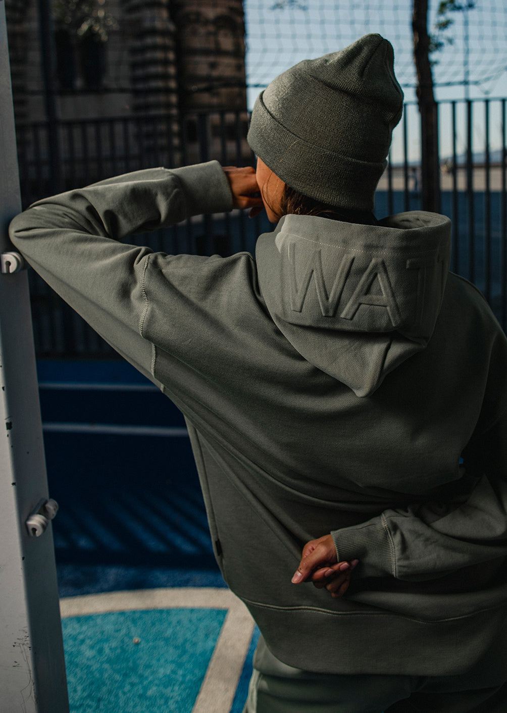 Sweat à capuche Tyers - Olive