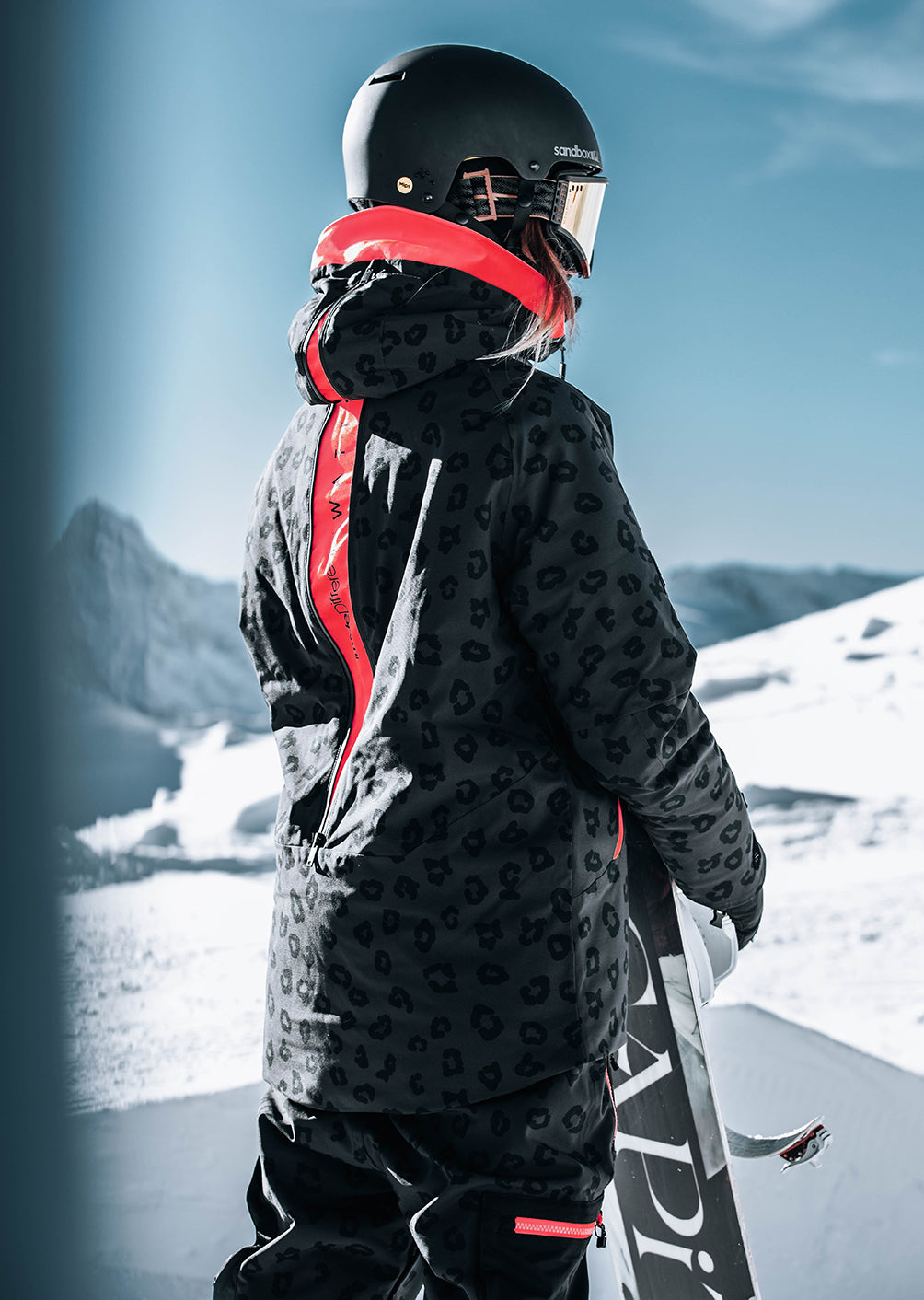 Venom-G Ski Jacket - Black Leopard Print