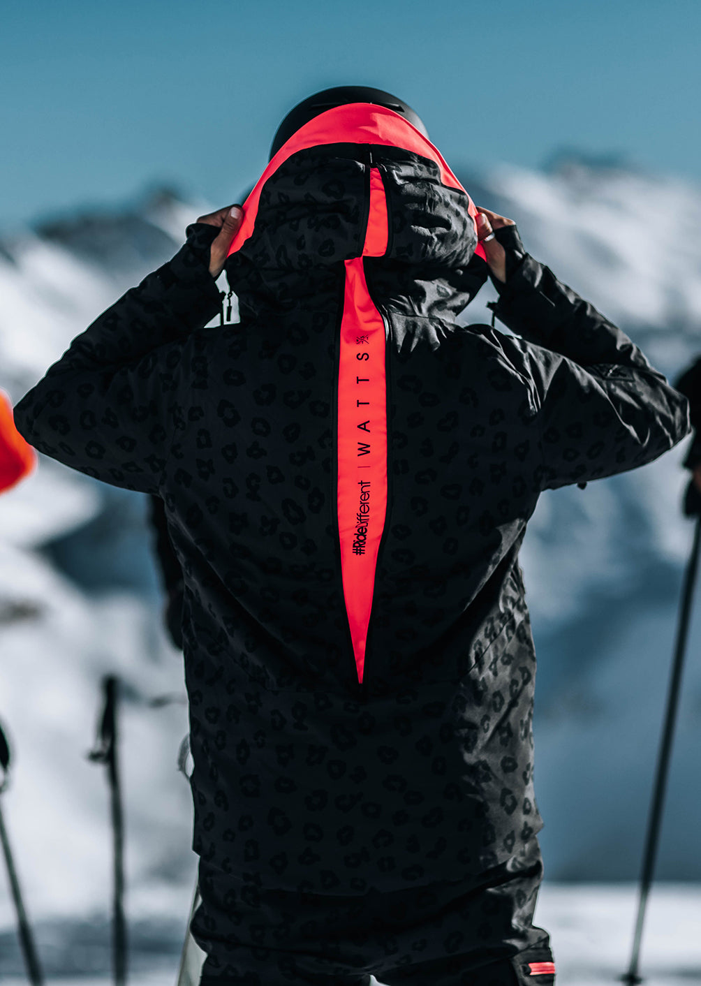 Venom-G Ski Jacket - Black Leopard Print