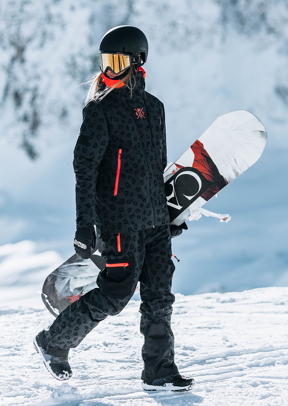 Venom-G Ski Jacket - Black Leopard Print