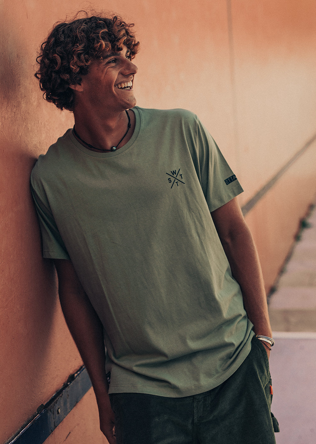 T-Shirt Watts01 - Oliv
