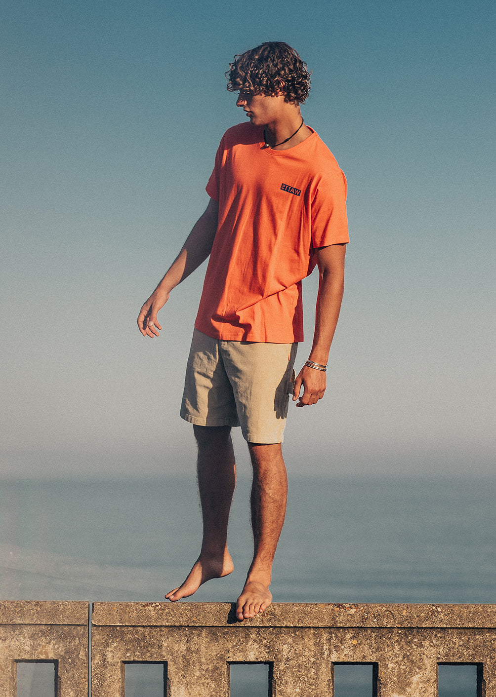 T-Shirt Wattsadn – Korallenorange