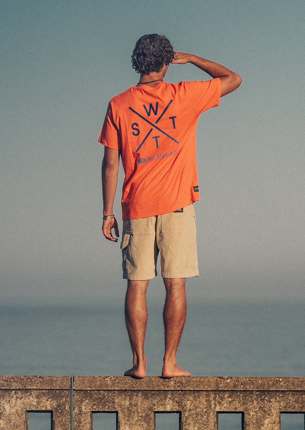 T-Shirt Wattsadn – Korallenorange