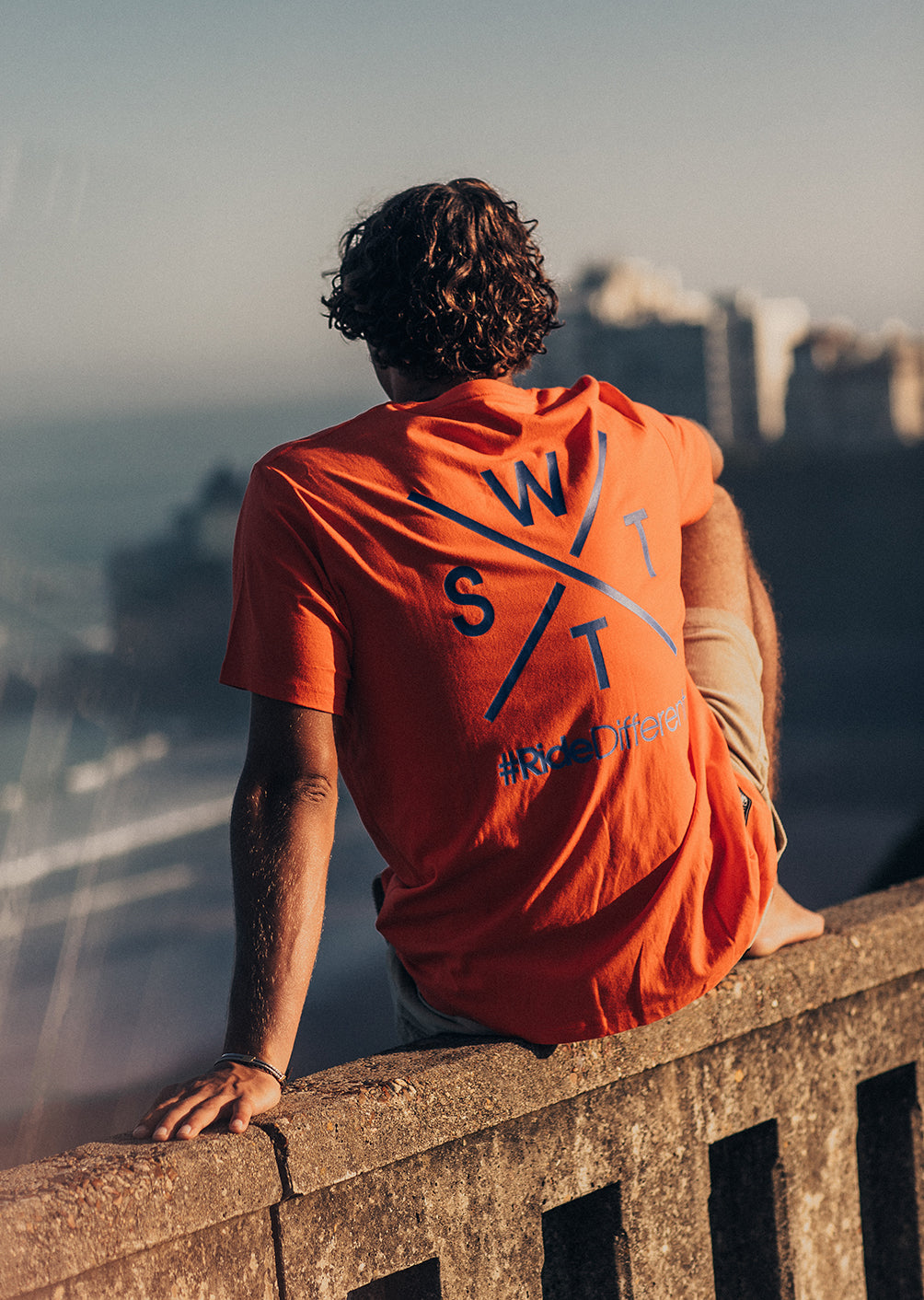 T-Shirt Wattsadn – Korallenorange